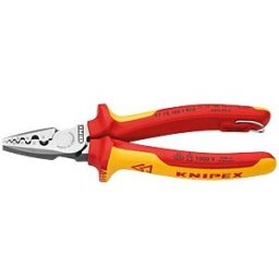 KNIPEX KN 97 78 180 T - Crimping Pliers for end sleeves (ferrules)