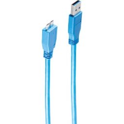 SHIVERPEAKS SHVP 77195 - USB 3.0 Cable, A male to Micro B male, 5 m