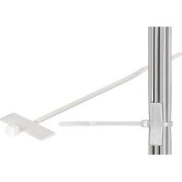 GOOBAY 17095 - Cable tie 100x2,5 mm, with text field, transparent-white