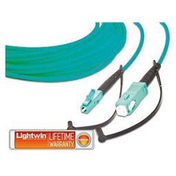 LIGHTWIN LSP-50 LC-SC1OM3 - Simplex fibre optic patch cable, MM OM3, LC - SC, 1.0 m