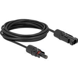 DELOCK 88230 - Solar cable - MC4 male/female, Ø 5 mm, 5 m,