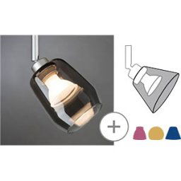 PAULMANN PLM 95359 - URail shade Vento DecoSystems, 80 mm, tinted glass