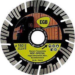 EGB 752415 - Diamond cutting disc 150 mm, MSF-Spezial