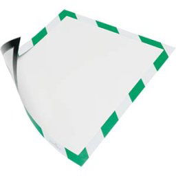 DURABLE 4945131 - Info frame, magnetic, A4, green/white, pack of 5