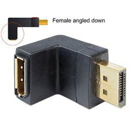 DELOCK 65382 - Adaptor DP 1.1 plug > jack unten