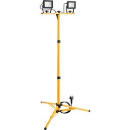GOOBAY GB 57845 - LED work light with stand, 2x20 W, black / yellow, IP65