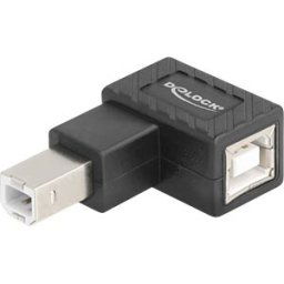 DELOCK 67206 - USB 2.0 adapter, B male > B female 90° right