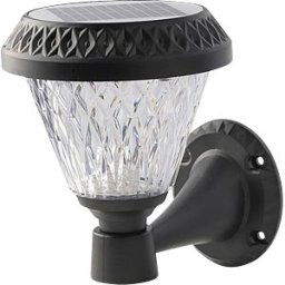 V-TAC VT-93575 - LED solar wall light fixture, 0.8 W, with CCT controller, black