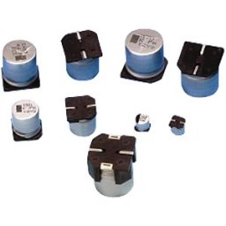 PANASONIC VF 1500/6,3C-G - Electrolytic capacitor, SMD design, 105°C, low ESR