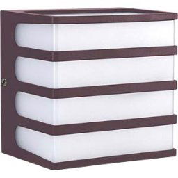 V-TAC VT-10284 - Wall light fixture, 8 W, 750 lm, 3000 K, brown, IP65