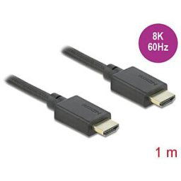 DELOCK 85387 - High Speed HDMI Cable 48 Gbps 8K 60 Hz 1 m