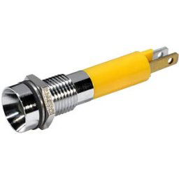 CML TECHNOLOGIES LED 1905-24GE - LED signal light, 5 mm, yellow, 24 V, indoor recessed, Ø8 mm, 32