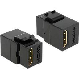 DELOCK 86366 - Keystone module HDMI socket > HDMI socket, black