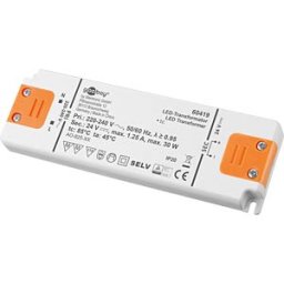 GOOBAY 60419 - LED power supply, 30 W, 24 V, 1250 mA