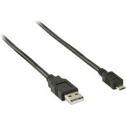 NEDIS N CCGP60500BK50 - USB 2.0 Cable, A male > Micro-B male, 5 m, black