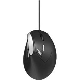 RAPOO EV200 SW - Mouse, wired, USB, ergonomic, black