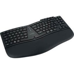 KENSINGTON KENS K75491DE - Wireless keyboard, Bluetooth/wireless, ergonomic, black
