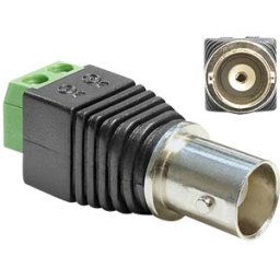 DELOCK 65416 - BNC socket > 2-pin terminal block
