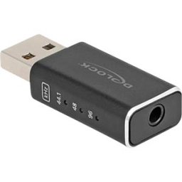 DELOCK 68001 - USB Gaming DAC 24 Bit / 96 kHz High Res Audio
