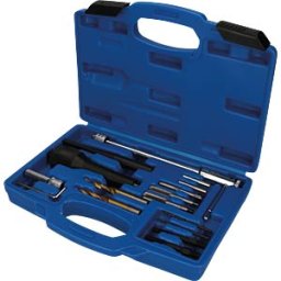 BRILLIANT TOOLS BT 0561030 - Glow plug removal and threaded repair kit, 16 pieces