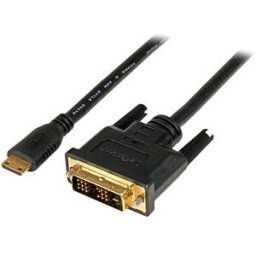 STARTECH.COM ST HDCDVIMM1M - Cable, Mini HDMI Male to DVI-D Male, 1 m