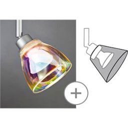 PAULMANN PLM 60011 - URail shade Wolbi DecoSystems, 90 mm, dichroic