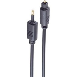 SHIVERPEAKS SHVP BS69014-1.5 - TOSLINK fibre-optic cable, 4 mm to 3.5-mm opti connector, 1.5 m