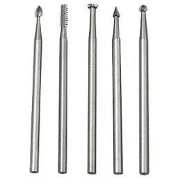 PROXXON 28710 - Precision milling cutter, Wolfram vanadium steel, 5 pieces