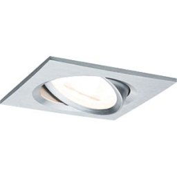 PAULMANN PLM 93455 - Nova Coin flush mounted fixture, 6 W, 2700 K, 50°, square, alumi