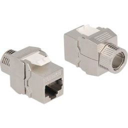 DELOCK 87032 - Keystone module RJ45 female > LSA Cat.6A, tool-free