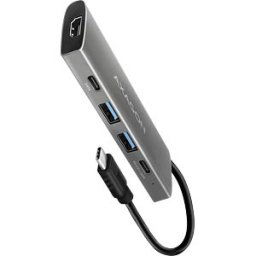 AXAGON AXG HMC-5G2 - USB 3.1, 5-port hub, 2xA, 2xC, 1x HDMI, USB-C cable