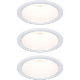 PAULMANN PLM 94870 - Cole coin flush-mounted light, 6 W, 2700 K, 470 lm, dimmable, wh