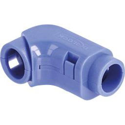 DELOCK 88122 - Cable protector, 90° adapter, 8 pieces, blue