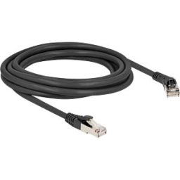 DELOCK 80641 - RJ45 Network Cable Cat.8.1 S/FTP plug 45° right angled to plug s
