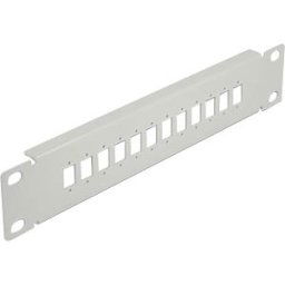 DELOCK 66803 - 10'' Fiber Optic Patch Panel 12 Port SC Simplex / LC Duplex 1U gr