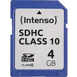 INTENSO 3411450 - SDHC card, 4GB, Intenso Class 10