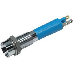 CML TECHNOLOGIES LED 1903-12BL - LED signal light, 3 mm, blue, 12 V, indoor recessed, Ø6 mm