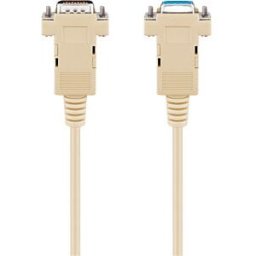 GOOBAY 50224 - D-SUB 9 pin extension cable, 2 m