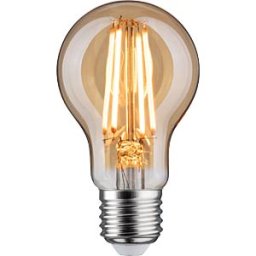 PAULMANN PLM 29187 - LED bulb E27, 6 W, 470 lm, 1800 K, filament, dimmable, gold