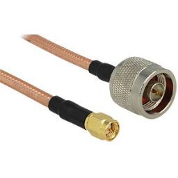 DELOCK 88897 - HF N plug > SMA plug, 1 m RG-142