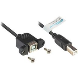 GOOD CONNECTIONS GC 2511-1EB - USB 2.0 Extension, plug B to panel jack B, 1,0m