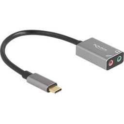 DELOCK 67071 - Audio adapter USB-C - 2x 3.5 mm jack socket