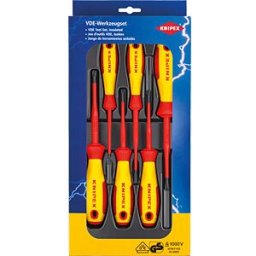 KNIPEX KN 00 20 12 V05 - VDE screwdriver set PlusMinus / Slotted