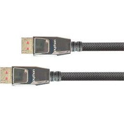 PYTHON PYT M0203 - DisplayPort cable, DisplayPort 1.4 connector, 2 m, black