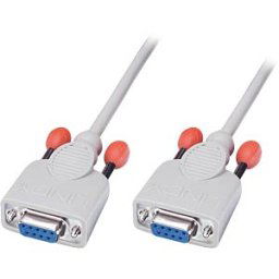 LINDY 31577 - Null modem cable, 9-pin to 9-pin, 3.0 m