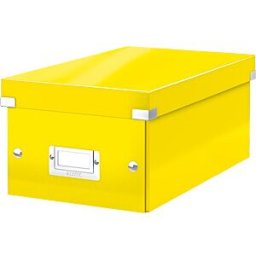 LEITZ 60420016 - Archive box C&S WOW DVD, yellow