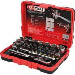 KS TOOLS GMBH KS 918.3005 - 1/4'' TORSIONpower bit socket box, 33 pieces