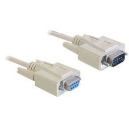 DELOCK 82984 - Serial cable, SUB-D 9, connector/socket, 1 m