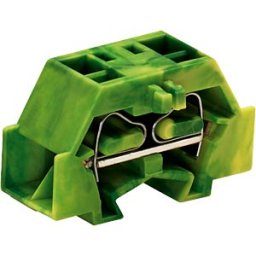 WAGO 261-337 - 4-conductor terminal with flange, up to 2.5mm², gn-yl