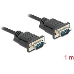 DELOCK 86573 - Serial cable, RS-232, connector/connector, 1 m